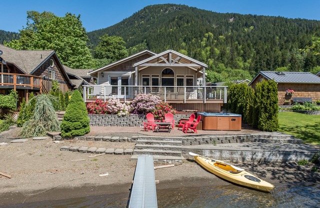 See Sutherland Retreat auf der Sonnenseite des Sees!