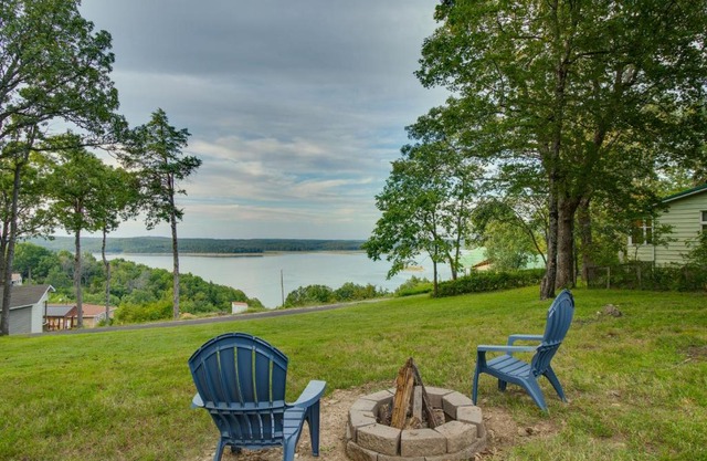 Lake-View Mountain Home Retreat with Fire Pit!
