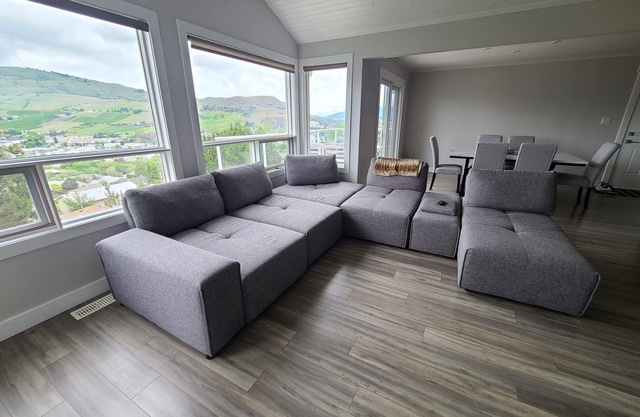 Lake views beautiful 4 bedroom , 2 living rooms home with hot tub.