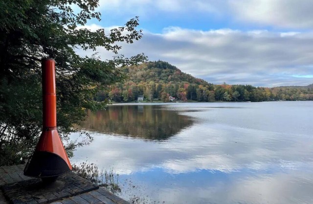 Lakefront A-Frame Cabin located in the Adirondacks