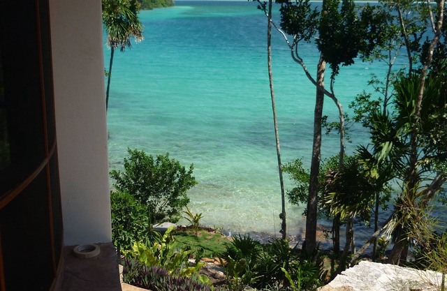 Lake Front Villa Maya cala - auf seiner eigenen privaten Bucht am Laguna Bacalar