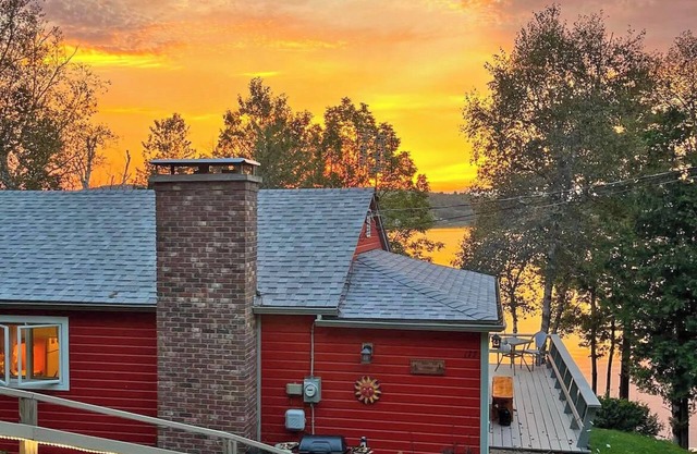 Lakefront cabin in VT's Northeast Kingdom on the VAST trail.