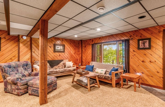 Lakefront dog-friendly gem with private dock, wood stove, large deck & free WiFi