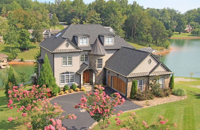 Lakefront Exclusive French Tudor Castle. 8400 sf. Nicest property on SML!