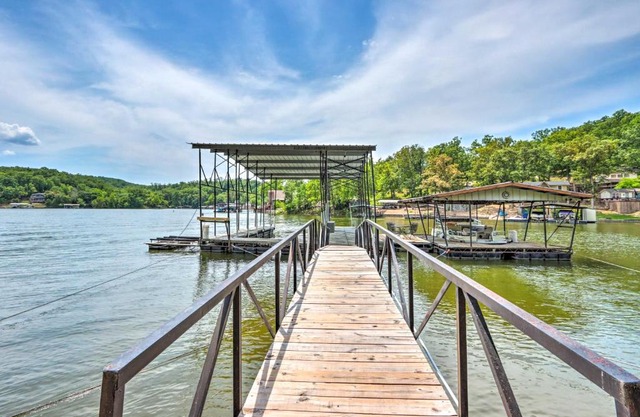 Lakefront Family Retreat with Boat Slip and Dock!