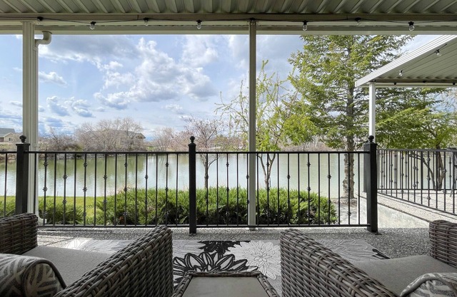 Lakefront Getaway with Game Room and Theater Seating