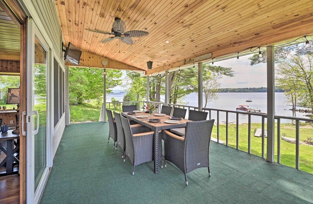 Lakefront Gloversville Home w/ Beach + Dock!