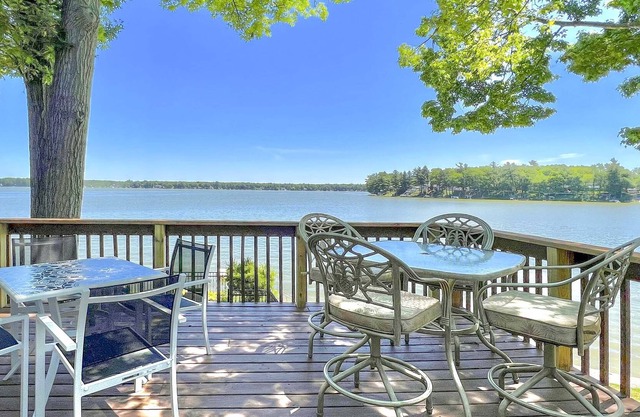 NEW! Lakefront Grant Getaway w/ Deck + Fire Pit!