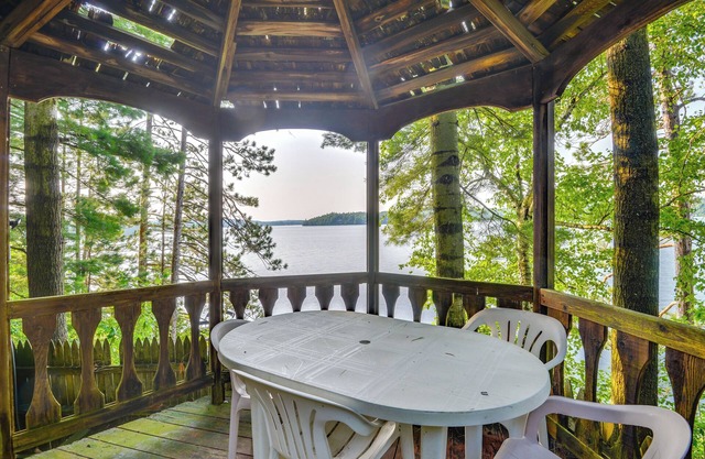 Lakefront Harrisville Cabin w/ Dock & Decks!