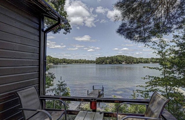 Lakefront one bedroom cabin with private dock