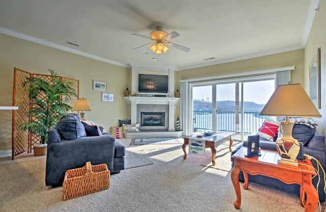 Lakefront Ozark Condo with Balcony and Seasonal Pool!