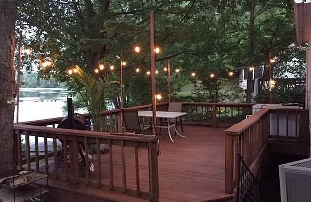 Lakefront property at its finest. Nearby fantastic skiing slopes.