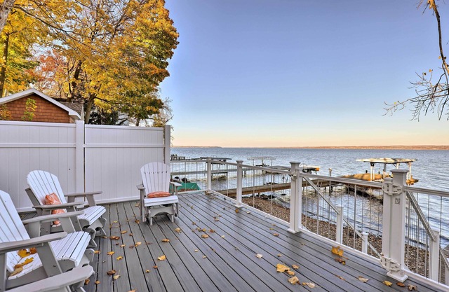 Lakefront Romulus Retreat w/ Private Dock!