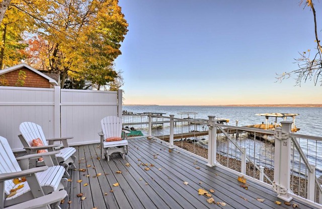 Lakefront Romulus Retreat with Private Dock!