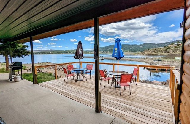 Lakeside lodging, fishing and recreation.