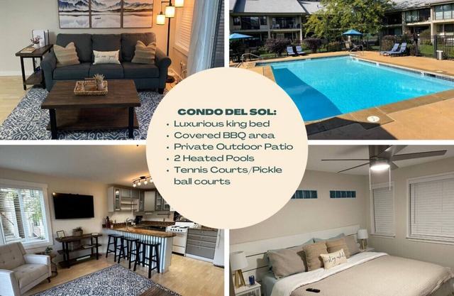 Lakeside Retreat|2 Pools|Walk to Restaurants|BBQ