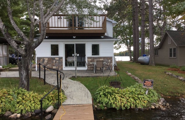 Lakeside Ferienhaus am Musser See in North Central WI
