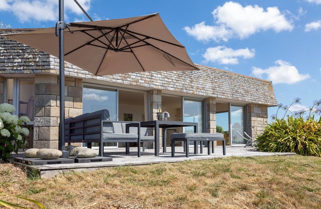 Large contemporary villa, right on the water.