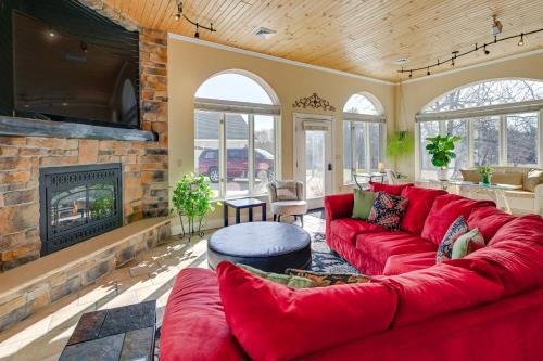 Large Home with Indoor Basketball Court and Game Room!
