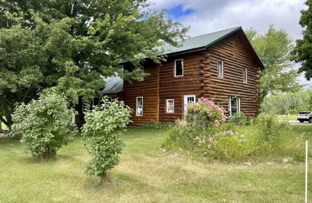Large private farm home