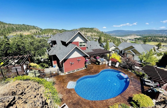 Large private home, close to everything, with gorgeous backyard pool.