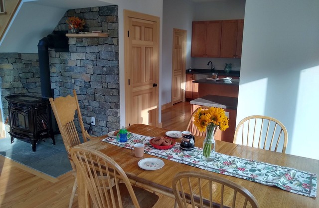Large relaxing house in 25 acres of private woods with lake access.