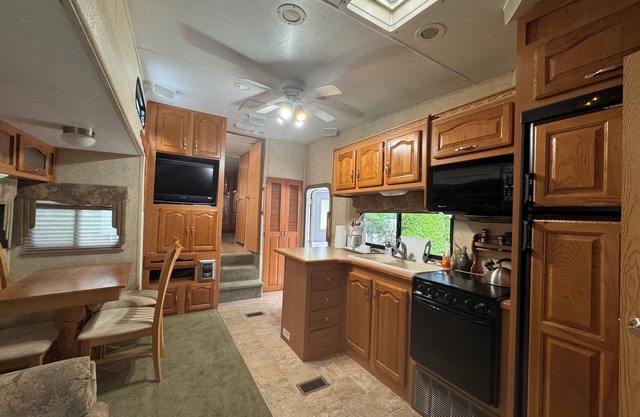 Large RV at Popular Resort