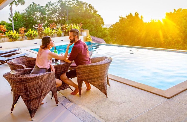 Riesiger Pool mit Meerblick! Luxusvilla 4BR Berghaus, Long Beach