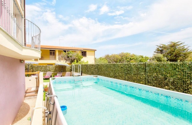 Große Valledoria Villa mit Pool für 10 Personen, 500 Meter vom Strand entfernt