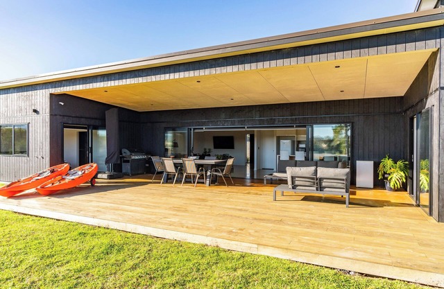Large Waterfront Mangawhai Holiday Home Enjoy the Beaches