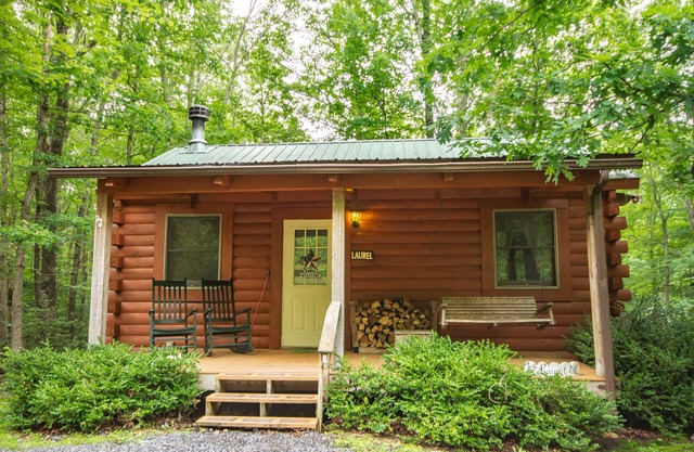 Laurel Cabin in der New River Gorge Area
