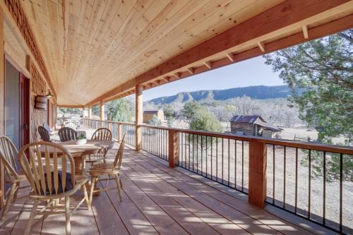 Lavender Lodge Mountain-View Pine Cabin with Deck