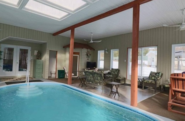 Le Barthélemy. Indoor pool