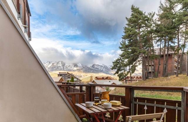 Le Dévoluy, Wohnung für 6 mit Balkon