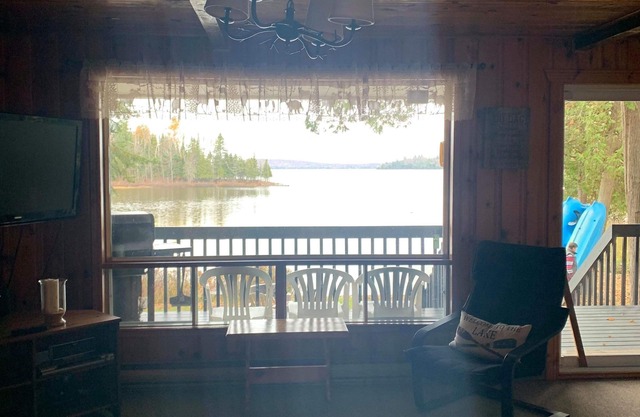 Le Héron bord Grand lac-Nominingue