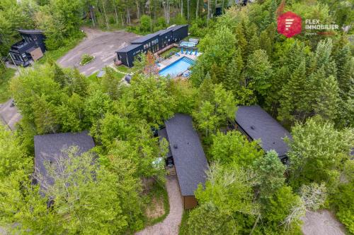 Le Palmier de Portneuf - SPA privé, Piscine, Sauna et Billards