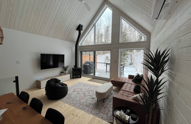 Les 3 versants - Scandinavian chalet, new construction at Mont-Édouard