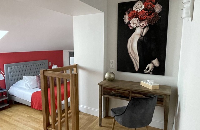Les Groseilles-Doppelzimmer-Klassisch-Ensuite Dusche-Vineyard view