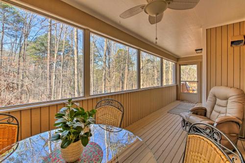 Less Than 1 Mi to Lake Hot Springs Village Escape with Deck