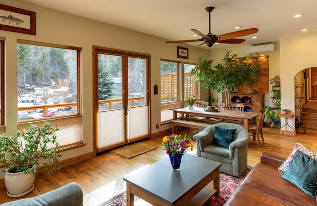 Light Filled Home 10 miles West of Boulder with Views of Cascading Waterfalls