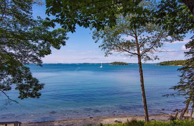 Light-Filled Oceanfront Home Offering Stunning Views of Penobscot Bay