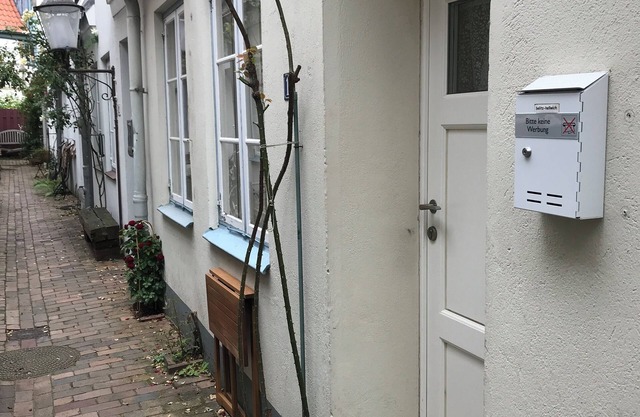 Denkmalgeschütztes Altstadtganghaus in Lübeck - ruhige Lage