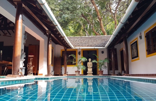 Kleine portugiesische Poolvilla von Siolim