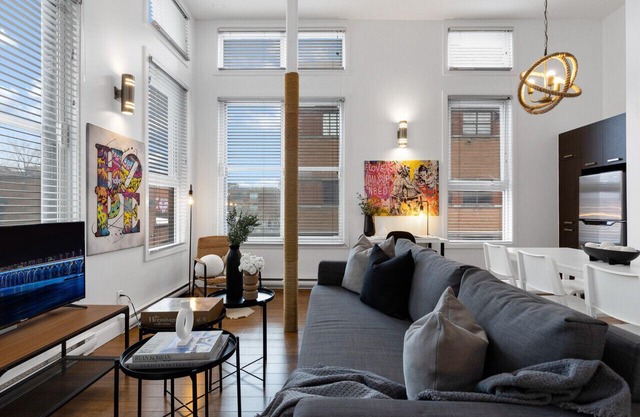 Liv MTL* 55% Off * Main 303 Rare 2BR + Mezzanine | Large Family Retreat + Spacious + Office + Pets Stay Free!