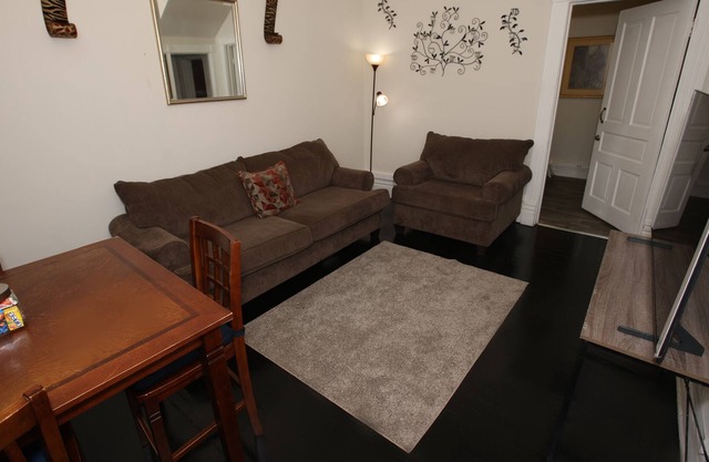 Located in downtown area. Lovely 2 bedroom serviced duplex/ apartment space.