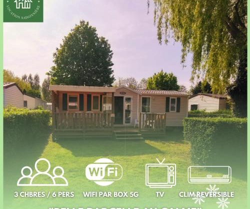 Location de Mobilhomes 3 Chambres, camping 3 étoiles