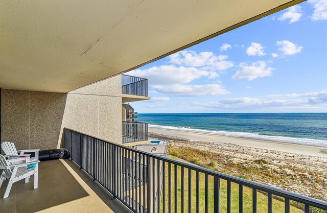 LOCK IN YOUR BEACH ESCAPE - 10% OFF BOOKING MADE BEFORE JUNE 1ST * prices listed reflect discount OCEAN FRONT!! 8th floor Ocean Front Family Vacation Rental offers amazing views!! 2-bedroom Sleeps 6! $300 of free daily activities included!