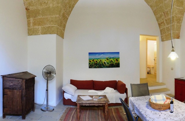 Lodge Ponente 4 / 5p mit Küche, in Masseria mit Gemeinschaftspool in Salento