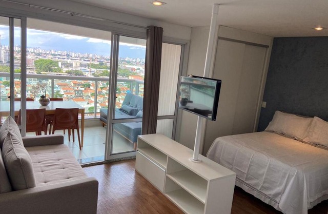 Loft com vista panorâmica para o aeroporto