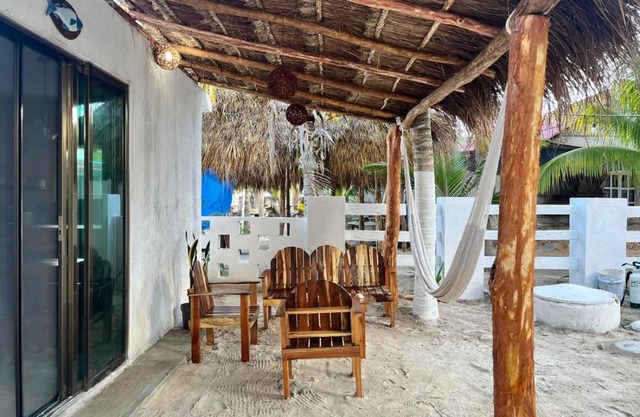Loft gaviota vista jardín 15 mts de playa